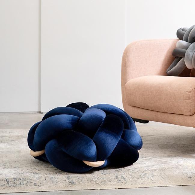 Velvet Knots Cushion