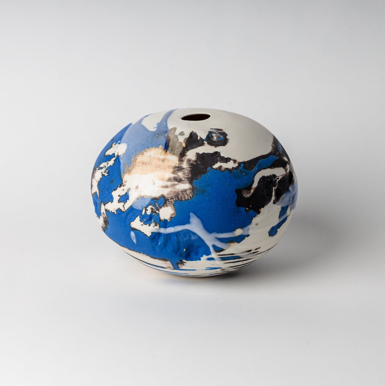 Globe Vase - Blue  #1