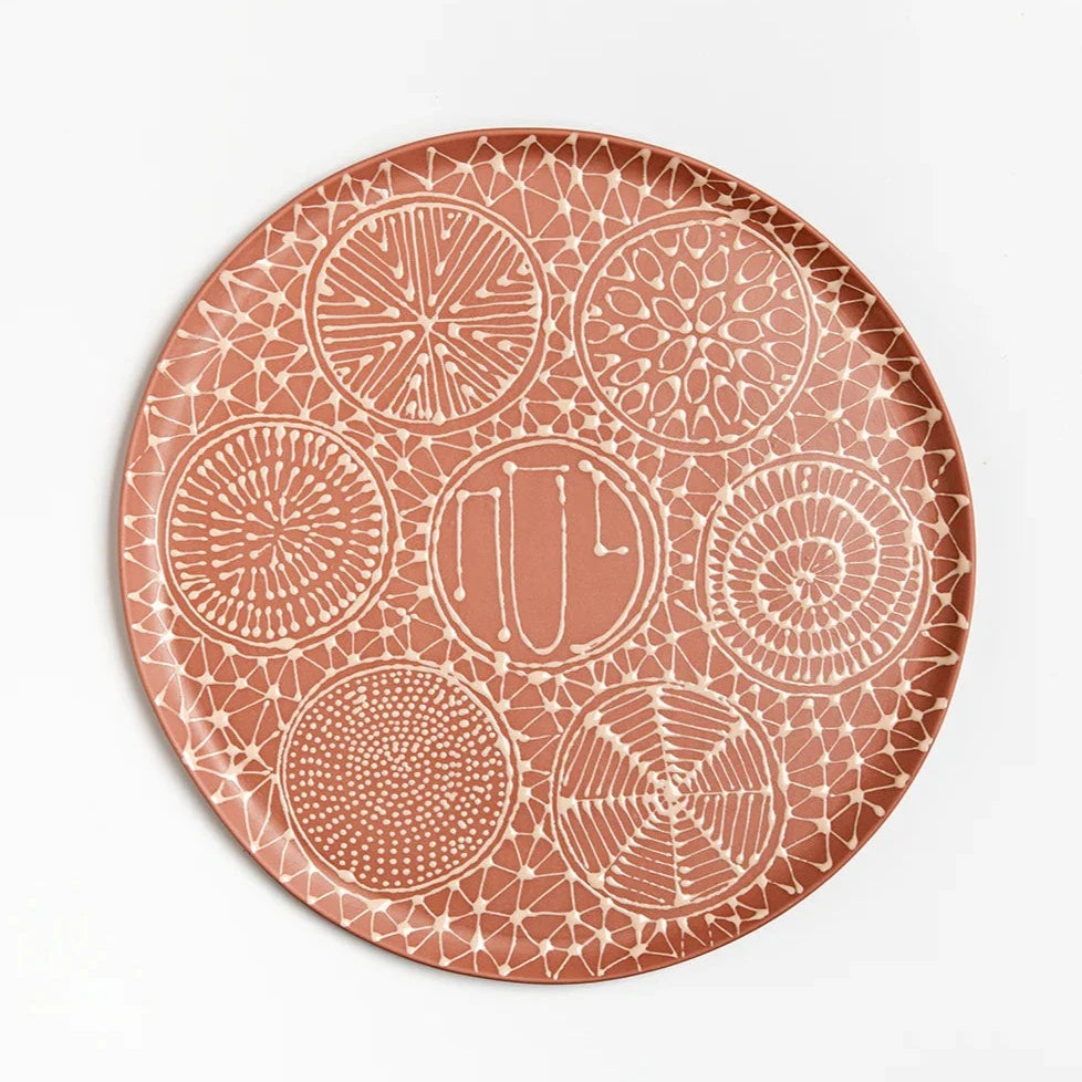 Illustrated Passover Plate - Brick