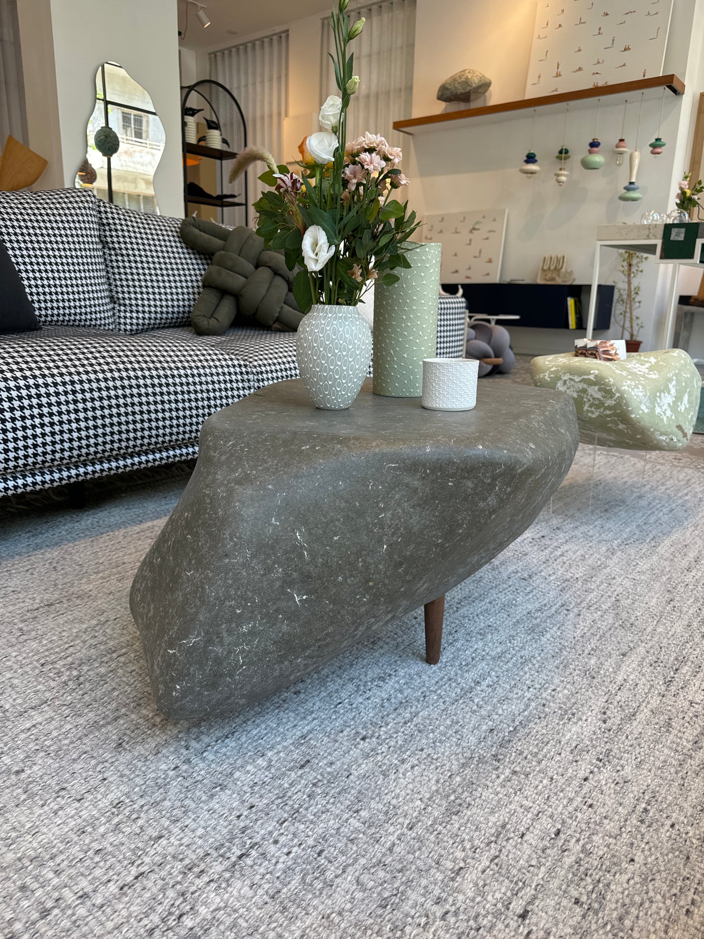 Rock Table- Gray