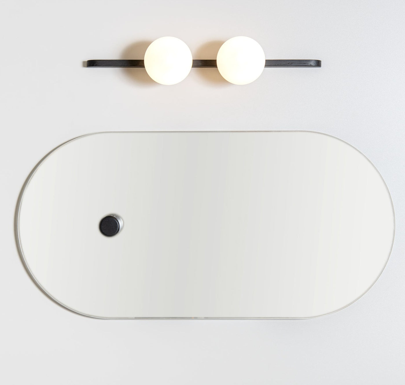 Button Half-Body Mirror
