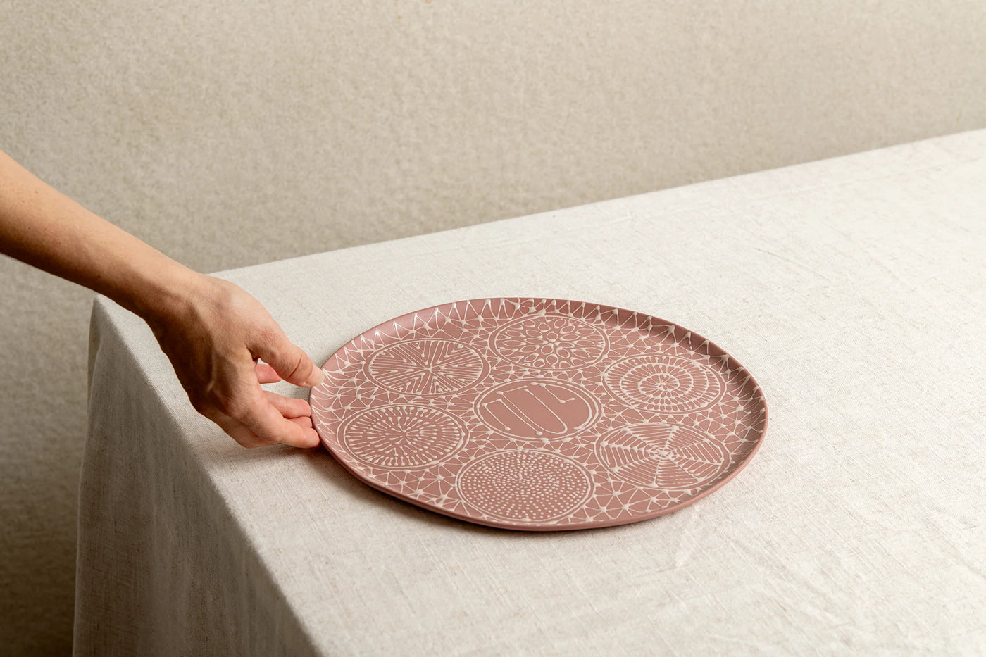 Illustrated Passover Plate - Brick