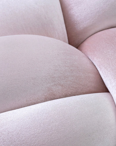 Velvet Knot Cushion- Pink Pearl