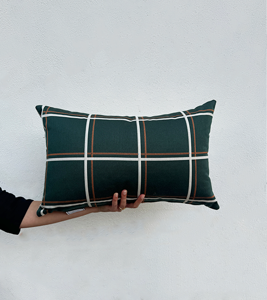 Rectangle Pillow  - Valeria - Green