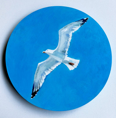 A Seagull Bird - Original Painting