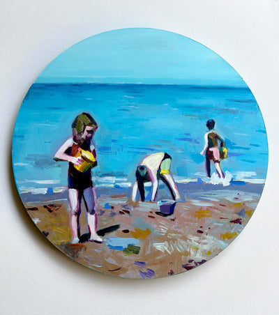 Kids on the beach - Original Painting