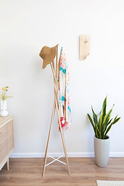 Wood Hanger Stand