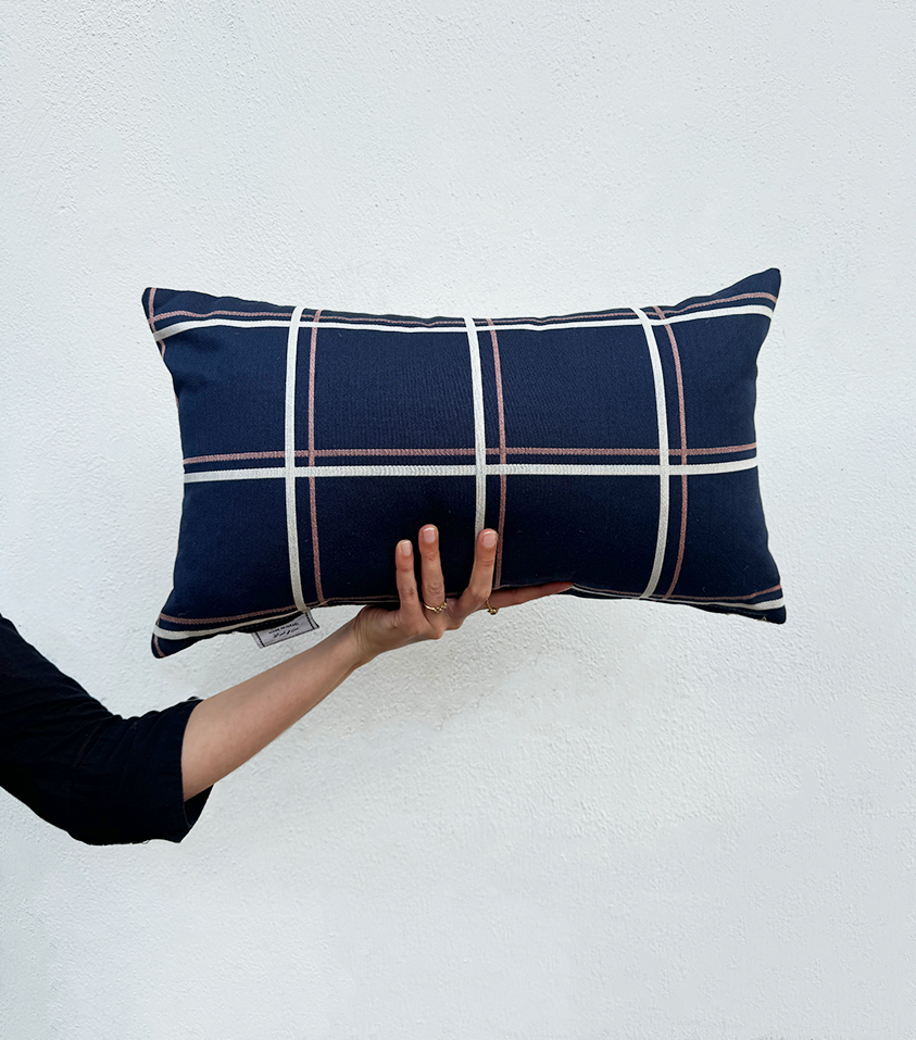 Rectangle Pillow  - Valeria - Blue