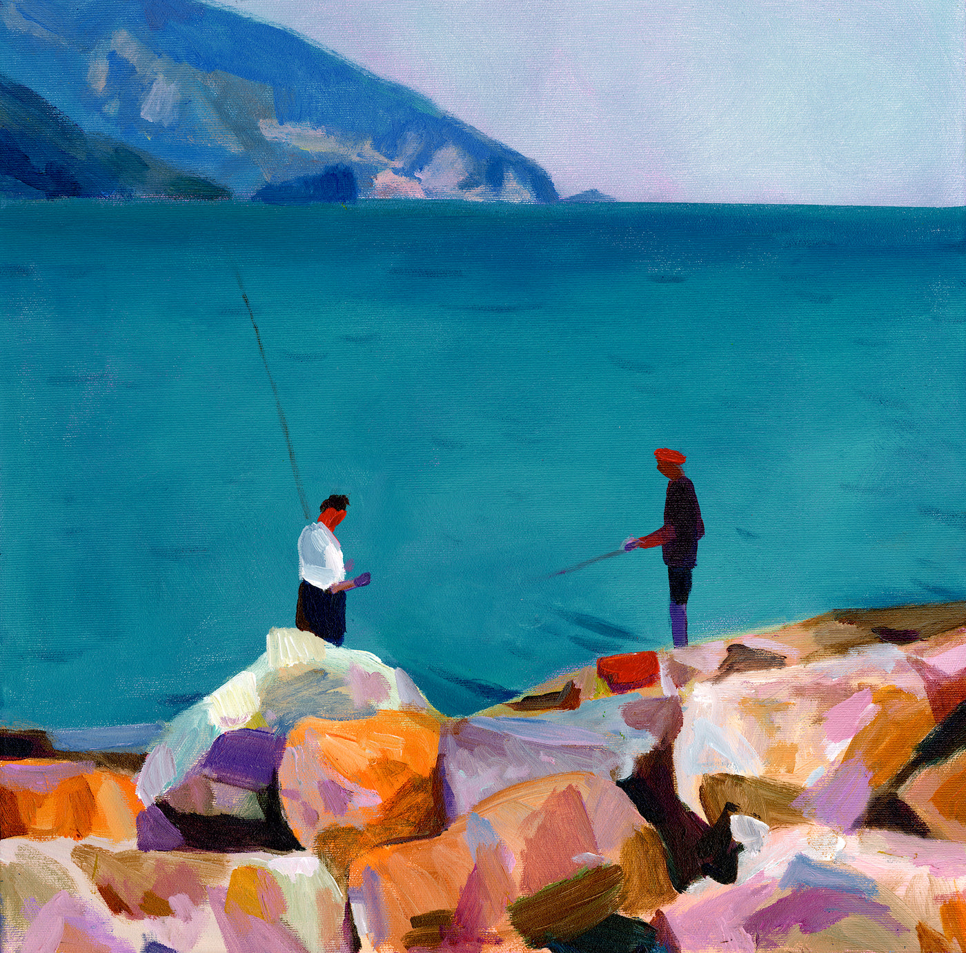 Fishermen - Original Painting