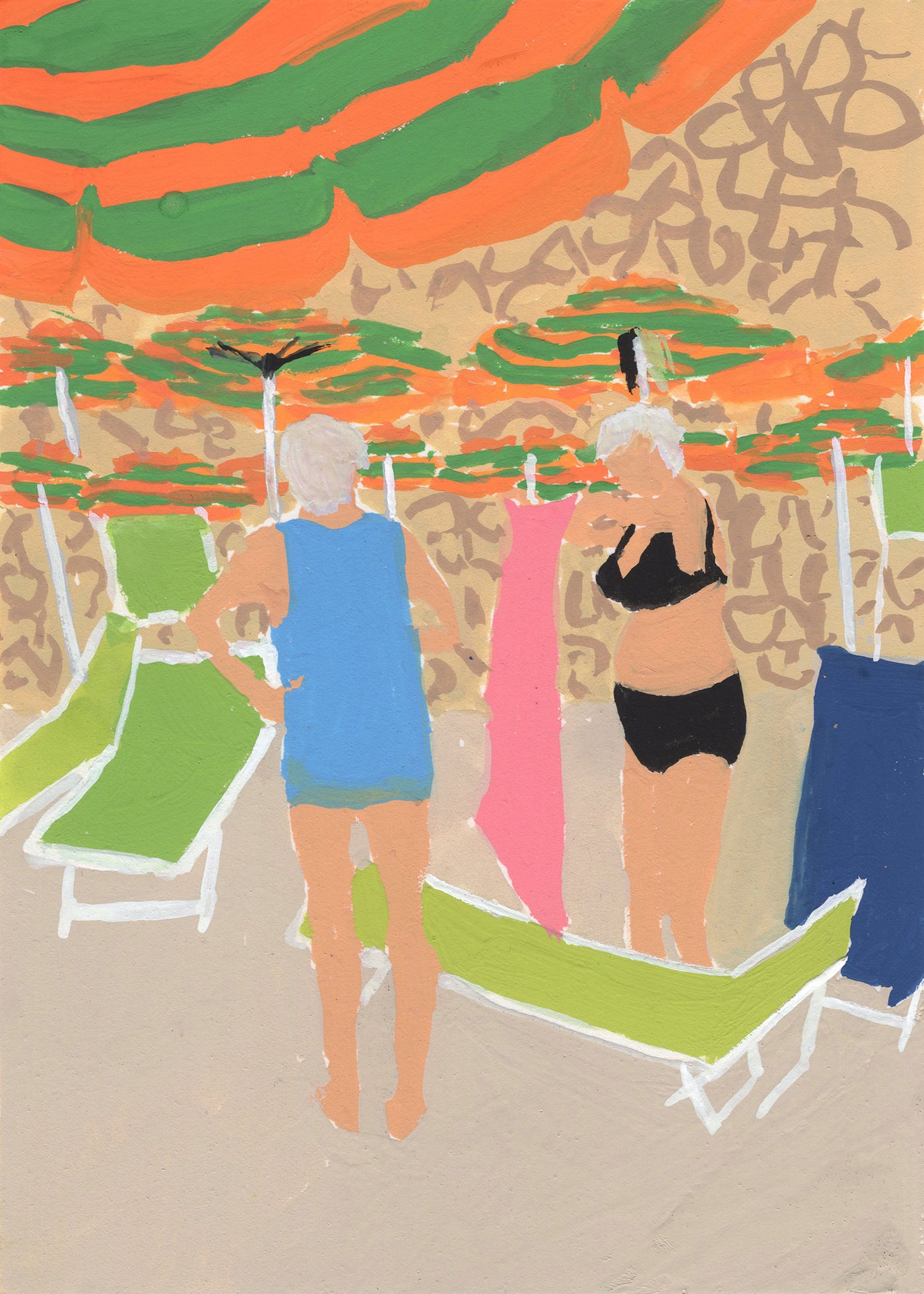 Couple on the Beach - Print