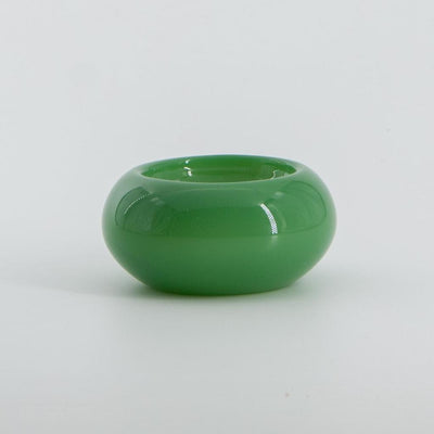 Avocado planter - Milky Glass