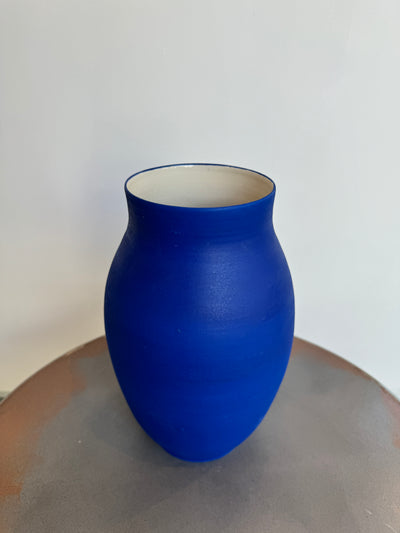 Large Plane Blue vase- Guy Jana