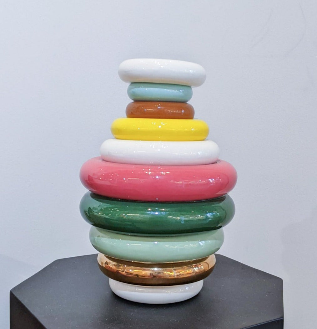 Colorful Ring Vase - Small - Studio Kahn