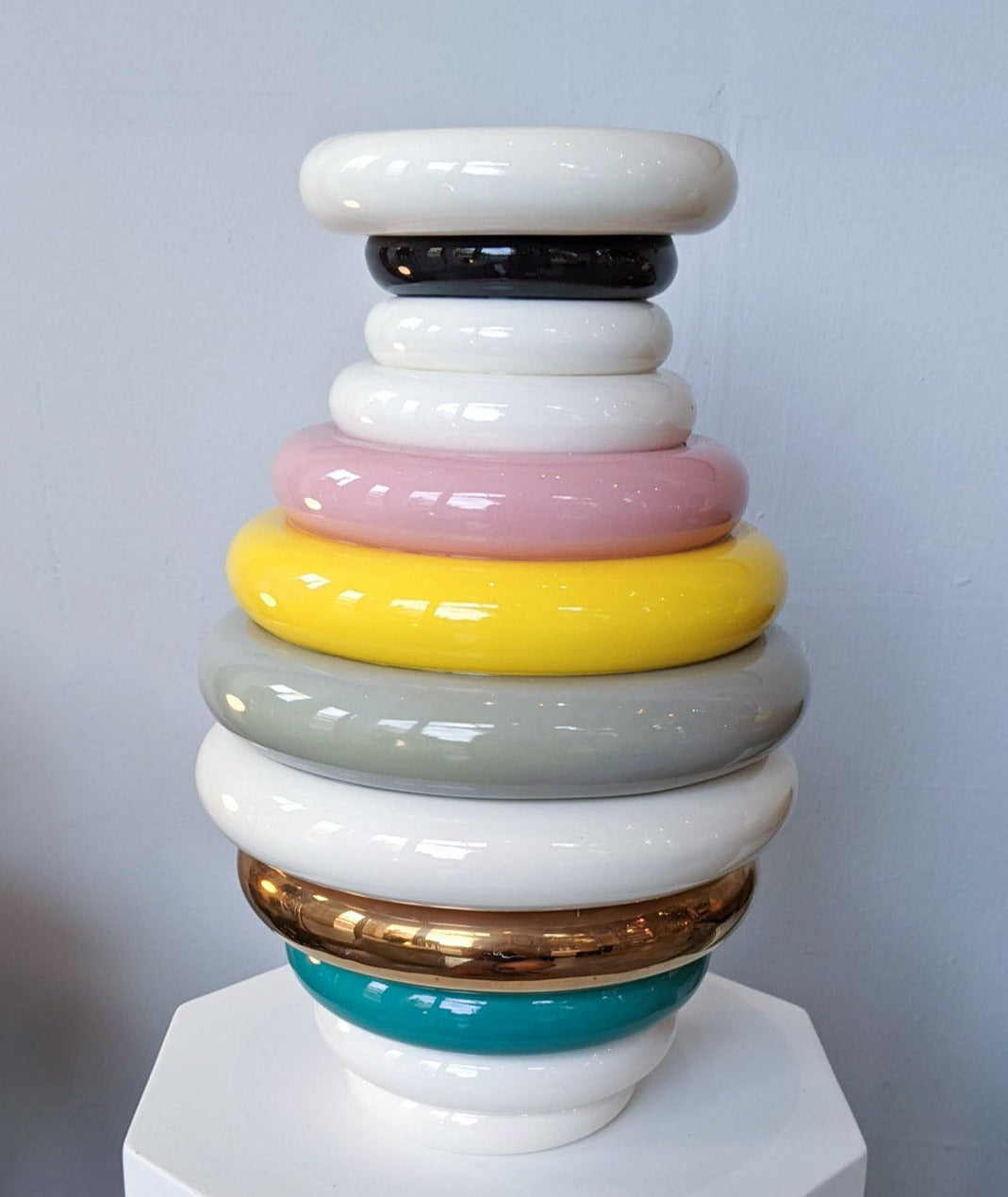 Pastel Ring Vase - Medium - Studio Kahn