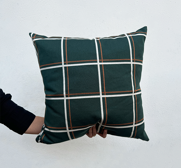 Square Pillow - Valeria - Green