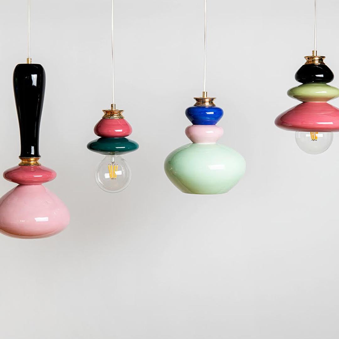 4 Apilar Lamps- Colorful Family