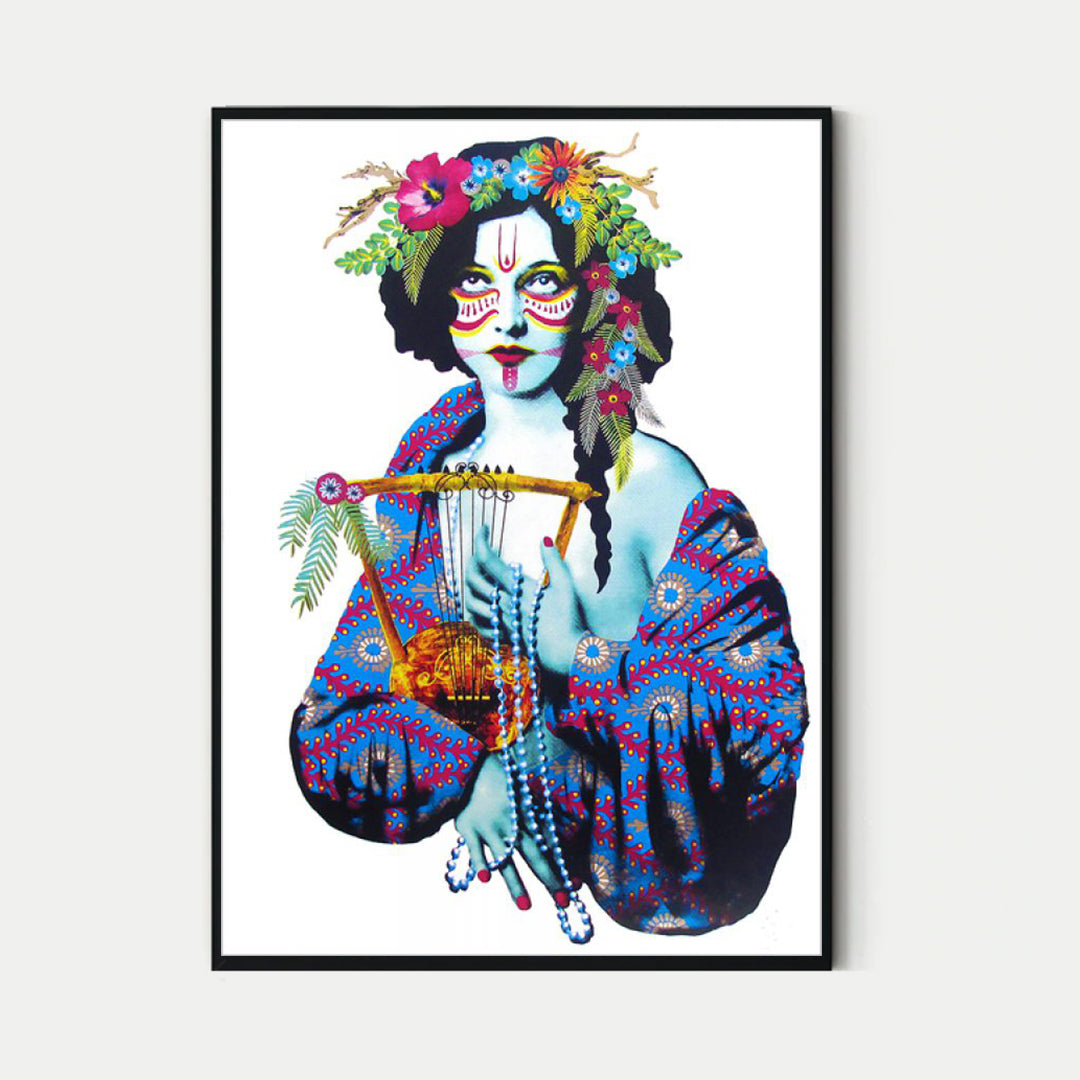 04 Totem Devi - Framed Silk Print