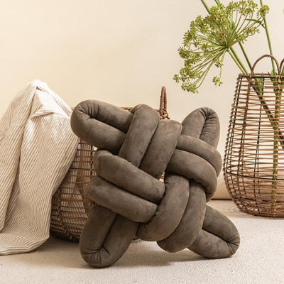 Knot Suede Pillow