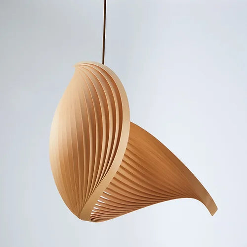 One Wing Veneer Lamp- Maple