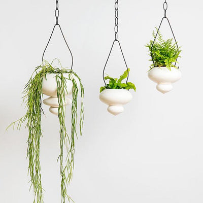 Hanging Planter White- Medium