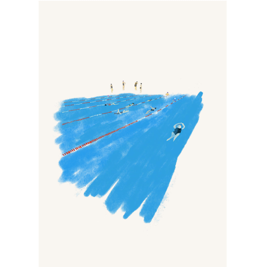 פריזאים שוחים לאט