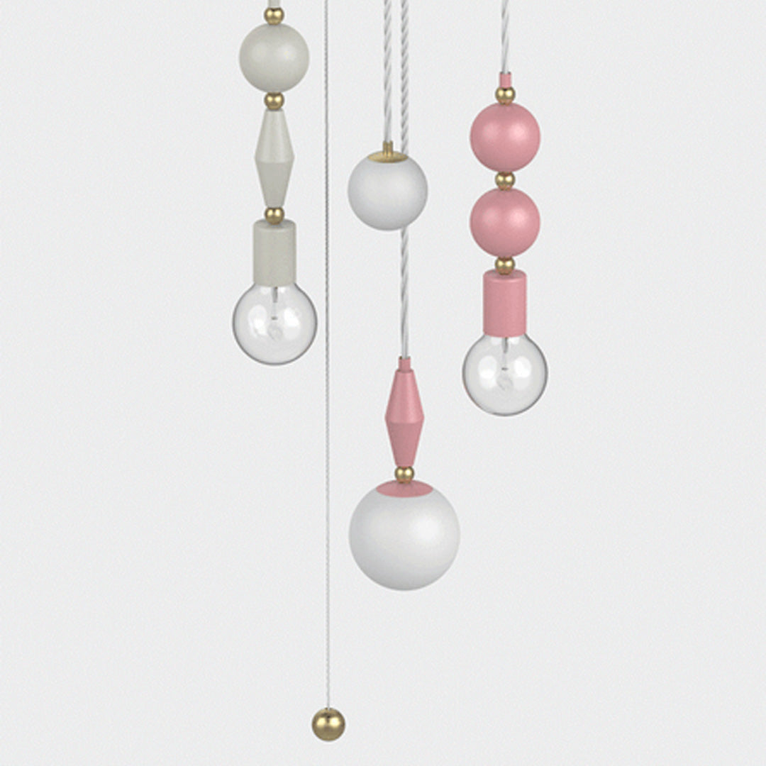 2nd Gen - Set of 4 Jewels and Beads Pendant lamps