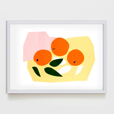 Three Apricots   - silk screen print
