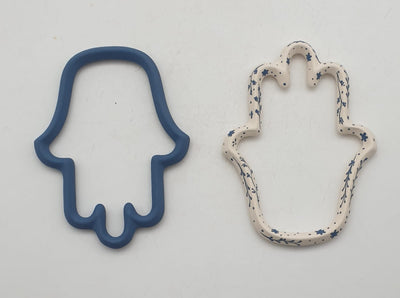 Ceramic Hamsa Hand- Blue