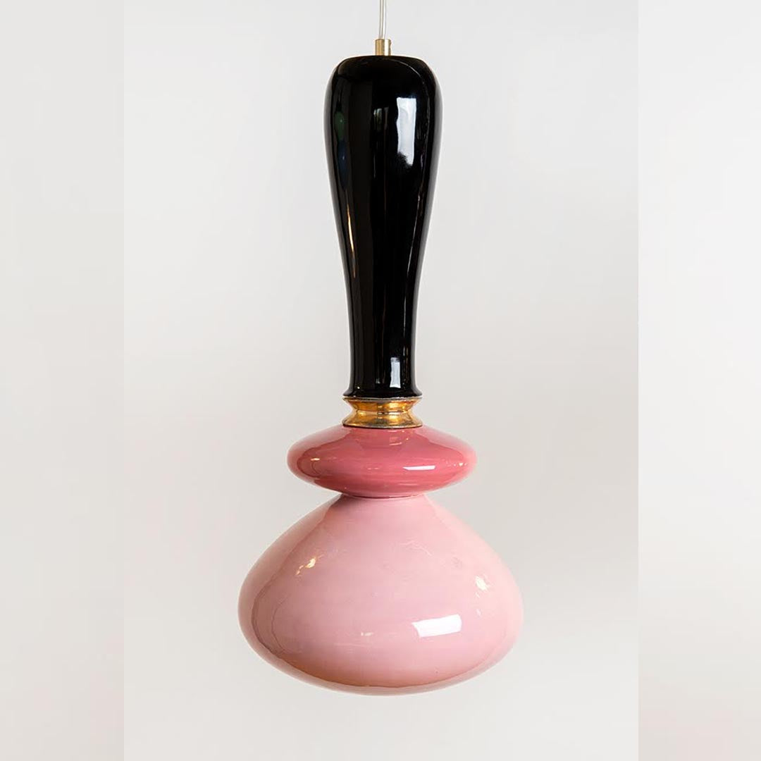 Large Apilar lamp-Pink and Black