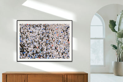 People in the western wall -Print