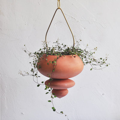 Terracotta hanging planter- large